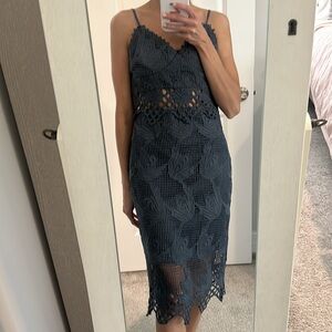 Bloomingdale’s Blue Lace Dress